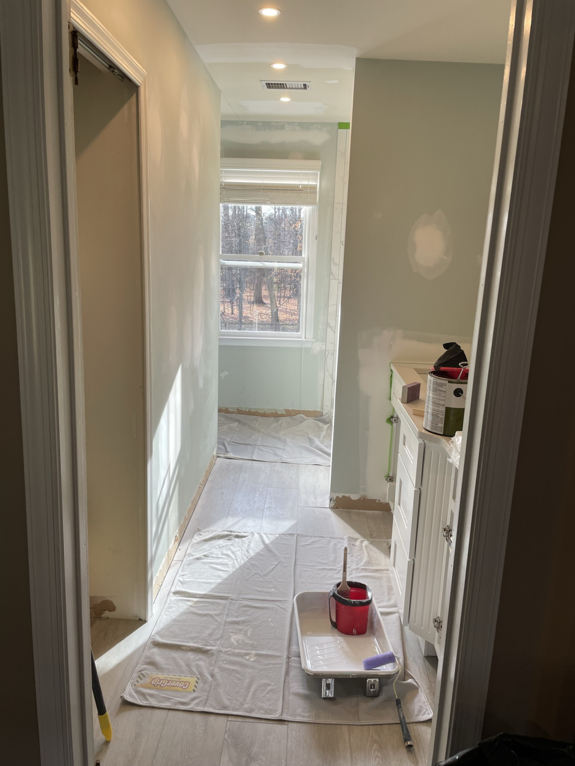 interior painting before after