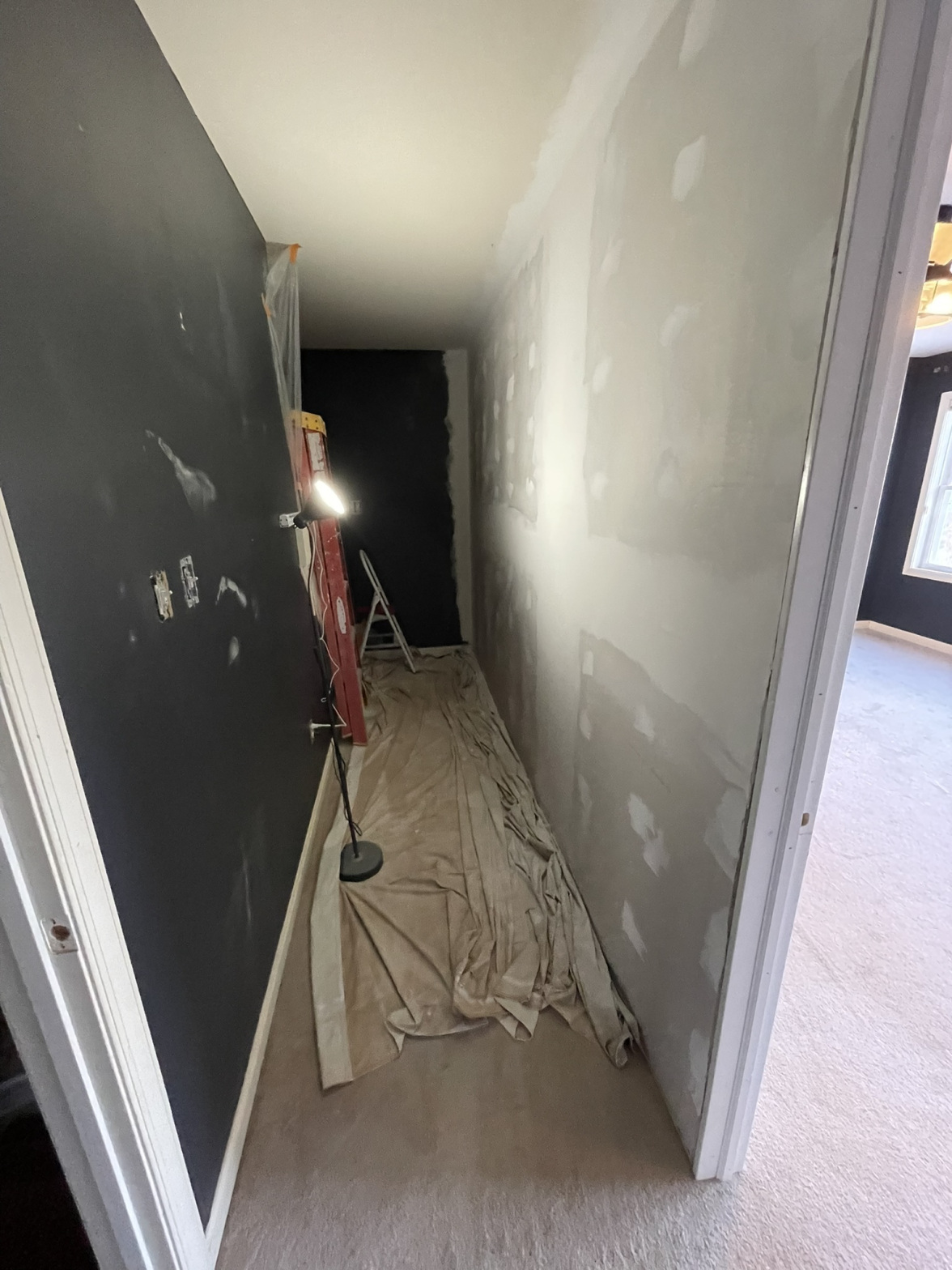 interior painting before after